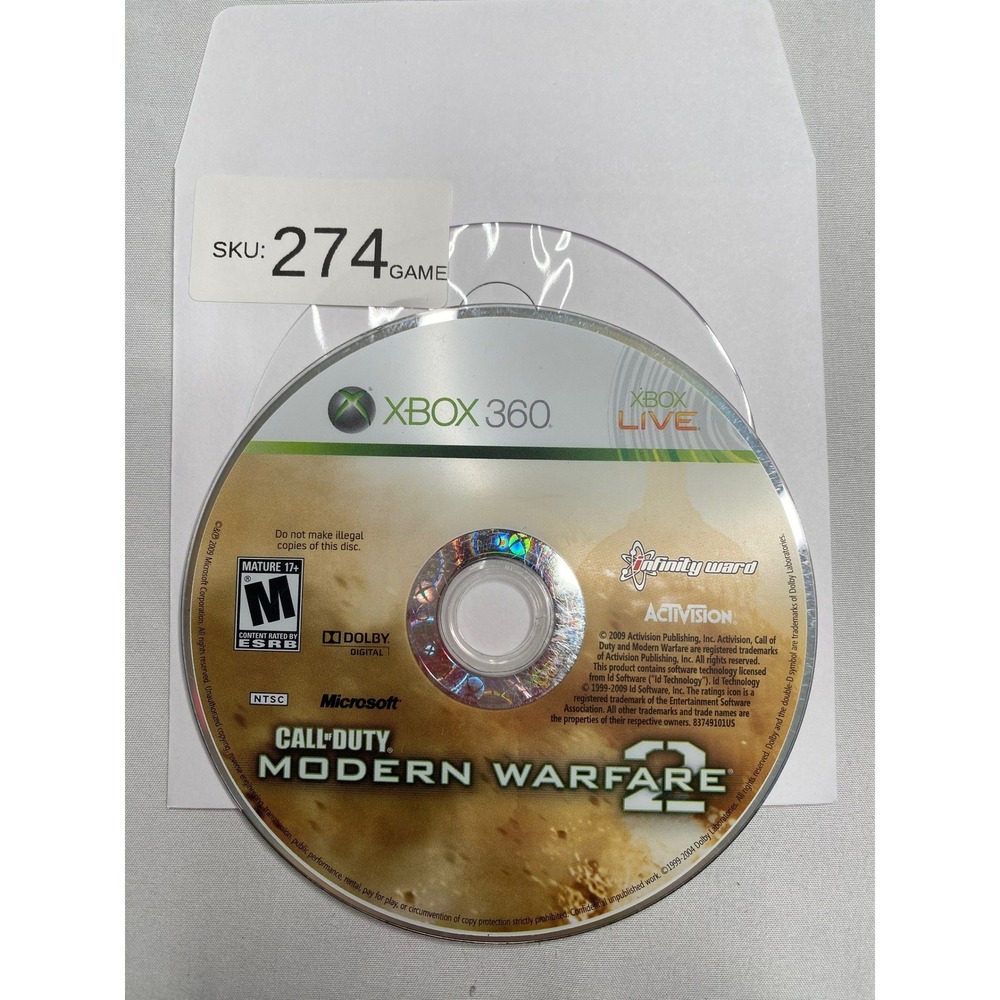 Call of Duty Modern Warfare 2 Xbox 360